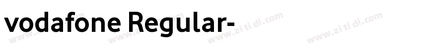 vodafone Regular字体转换